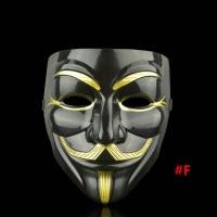 ราคา SHIHANROU Dalton V for Vendetta Anonymous Halloween Masquerade COSPLAY PARTY thief Full Face PARTY Mask props (22218798301)