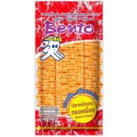 ราคา ขนม ปลาหมึก อบกรอบปรุงรส ตรา เบนโตะ Bento Squid Seafood Snack 18 g HALAL เบนโตะ ปลาหมึกอบทรงเครื่อง 18 ก (22047350483)