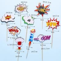 ราคา ป้ายปักเค้ก Boom บูมบูม ป้ายสำหรับตกแต่งเค้ก สินค้าพร้อมส่ง (21479352046)