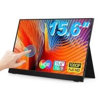 ราคา DITU จอภาพสัมผัส 15 6 นิ้ว จอภาพ LCD พกพาสำหรับเล่นเกม 1080P FHD จอภาพ HDMI Type c สำหรับโทรศัพท์ แล็ปท็อป สวิตช์ PS3 4 5 มินิพีซี คอมพิวเตอร์ Xbox (22605485201)
