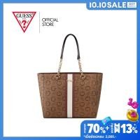 ราคา GUESS กระเป๋า รุ่น HG943225 BRECKEN TOTE BROWN สีน้ำตาล (22616366582)