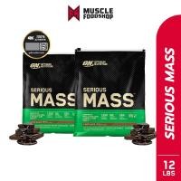 ราคา เซ็ตคู่ Optimum Nutrition Serious Mass Protein Weight Gainer 12 Lbs (21729185282)