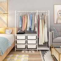 ราคา HANGDIAN จัดส่งฟรีทั้งร้าน ไม้แขวนเสื้อพื้นถึงเพดานที่เก็บของในครัวเรือนห้องนอนและเครื่องมือจัดระเบียบเคลื่อนย้ายได้ชั้นแขวนเสื้อผ้าและหมวกตู้กล่องใส่ของเอนกประสงค์ราวตากผ้า (21692862356)