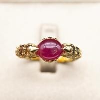 ราคา แหวนพญานาคประดับพลอยทับทิม Natural Ruby สีชมพูแดง จากประเทศโมซัมบิก ตัวเรือนเงินแท้ 92 5 ชุบทองคำไซส์นิ้ว 58 หรือเบอร์ 9 US (21804648480)