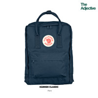 ราคา Fjallraven Kanken Classic โทนสีฟ้า น้ำเงิน กระเป๋าสะพายหลัง เป้ Kanken เป้คองเก้น ฟยัลราเว่น กระเป๋า Kanken แท้ เป้คองเก้นสะพายหลัง School Bag Kanken Bag Kanken Backpack (7560921982)