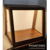 ราคา พร้อมส่ง ตู้ไม้โชว์ขนม ตู้โชว์อาหาร ตู้โชว์สินค้า ผลิตจากไม้สัก พร้อมไฟLEDwarmlight ย60ก38ส50 ตู้ขนม ตู้โชว์อาหาร ตู้โชว์ขนม ตู้ไม้โชว์ขนม (22303124183)