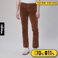 ราคา WRANGLER กางเกงขายาวลูกฟูกผู้ชาย คอลเลคชั่น Legend Of Wrangler FW24 เอวกลาง ทรงตรง Greensboro รุ่น WR F224MGREN31 (22664473095)