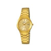 ราคา Casio Lady นาฬิกาข้อมือ สีทอง สายสแตน รุ่น LTP 1170N 9A (2825699)