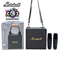 ราคา ลำโพงบลูทูธ Marshall Wireless Speaker โทรโข่ง ไมโครโฟนคู่ แบบพกพา ลำโพงร้องคาราโอเกะ USB TF ลำโพงเบสหนักๆ Karaoke System Bluetooth (22865223704)