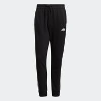 ราคา adidas ไลฟ์สไตล์ กางเกงขายาวผ้าเฟรนช์เทอร์รีย์ทรงสอบจั๊มปลายขา Essentials 3 Stripes ผู้ชาย สีดำ GK8831 (22439697716)
