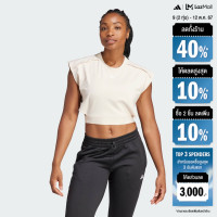ราคา adidas เทรนนิง เสื้อครอปแขนกุด Power AEROREADY ผู้หญิง สีเบจ IM2707 (22439881941)