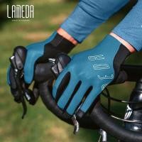 ราคา LAMEDA ถุงมือยาวนิ้วถุงมือปั่นจักรยานสำหรับผู้ชายและผู้หญิงจักรยานเสือหมอบจักรยานเสือภูเขามืออาชีพถุงมือกันลื่นระบายอากาศ (17110835131)