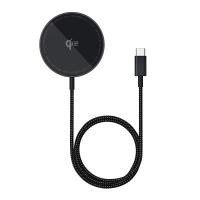 ราคา ที่ชาร์จแบตเตอรี่โทรศัพท์ชาร์จเร็วขนาดเล็ก Mini4 Qi2 15W เครื่องชาร์จแบตเตอรี่ไร้สายแม่เหล็กสำหรับ iPhone 15 14 13 12 Pro Max (22303558099)
