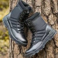 ราคา Huieson รองเท้าเดินป่า รองเท้าคอมแบท รองเท้ายุทธวิธี รองเท้าทหาร รองเท้าทหารชาย รองเท้าคอมแบททหาร รองเท้าผชสีทึบแฟชั่น รองเท้าชาย รองเท้า รองเท้าข้อสั้น แมทช์ง่ายดูผอมแฟชั่นสวยๆ รองเท้าผูกเชือก (16845