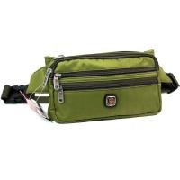 ราคา Chinatown Leather กระเป๋าคาดเอวสะพายหน้าอกผ้า ผู้ชาย สะพายหน้าอก ผ้า สีดำ แบบซิปเยอะหลายชั้น Dakar (21394557854)