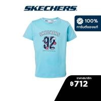ราคา Skechers สเก็ตเชอร์ส เสื้อยืดแขนสั้นเด็ก Kids Basketball Short Sleeve Tee SL324K342 LB01 (22624901627)