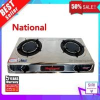 ราคา พร้อมส่ง National เตาแก๊ส National ตั้งโต๊ะ สแตนเลสทั้งตัว หัวอินฟาเรด รับประกัน5ปี (21275323639)