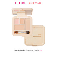 ราคา ETUDE Double Lasting Cover Concealer Palette อีทูดีคอนซีลเลอร์ พาเลท (22855983210)