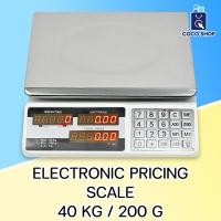 ราคา DIGITAL SCALE 40KG เครื่องชั่ง 2 จอ เครื่องชั่งน้ำหนักดิจิตอล ใช้ในครัวเรือน แบบคำนวณราคาได้ เครื่องชั่งดิจิตอล (19063676452)