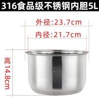 ราคา เกรดอาหาร 304 316 หม้อหุงข้าวสแตนเลสซับใน 2L 3L 4L 5L Universal หนาสามเหลี่ยมหม้อซับในสําหรับ Boveos Pentium (22109052495)