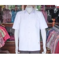 ราคา เสื้อผ้าฝ้ายแพรเงิน สีขาว ไซส์ M (6525676806)