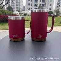 ราคา แก้วน้ำ แก้วกาแฟ TYESOS แก้วมีหูจับ แก้วน้ำเก็บอุณหภูมิร้อน เย็น ขนาด400ml แก้วยกดื่มมีฝาปิดแบบสไลด์ (20512347732)