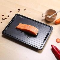 ราคา IIKKPP Fast Defrosting Tray with Cleaner Meat Defrost Food Thawing Plate Board Kitchen Tool (21420291537)