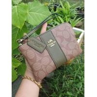 ราคา กระเป๋าสตางค์ COACH กุชชี่ หลุยส์ ใบกลาง แบบพับ ซิปรอบ สีสลับ ขนาด 6 5 งานปั๊ม (22199444133)