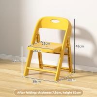 ราคา MOLES จัดส่งฟรี เก้าอี้พลาสติกพับได้หลังขนาดเล็กแบบพกพาเก้าอี้นักเรียนอนุบาลหนาแบบพับลายการ์ตูนอุจจาระสำหรับเด็กวัยหัดเดิน (22486646736)