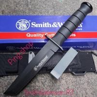 ราคา อุปกรณ์เดินป่า มีด มีดพก มีดเดินป่า มีดพกใบตาย Smith รุ่น R3 ใบดำสวยๆ คมๆ พร้อมหินลับมีด สินค้าคุณภาพเน้นใช้งาน น่าสะสม พกพาเดินป่า 26cm (21436247888)