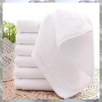 ราคา 7PCS Towels Cotton White Superior Hotel Quality Soft Face Hand Towels 30X30cm (22581010746)