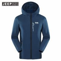 ราคา JEEP SPIRIT Camping Rain Jacket Men Women Waterproof Sun Protection Clothing Fishing Clothes Quick Dry Skin Windbreaker With Pocket (14645994918)