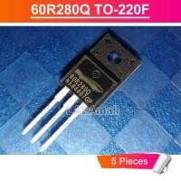 ราคา 5ชิ้น TO 220F 60R280Q MMF60R280Q MMF60R280QTH TO220F N Channel 13 8A 650V MOSFET ทรานซิสเตอร์ใหม่แบบดั้งเดิม (21491203056)