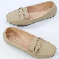 ราคา 222 3 รองเท้าหุ้มส้น พื้นนุ่มมาก หัวตัด หนังPUนิวบัค (22465993204)