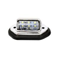 ราคา 12V 24Vกันน้ำ6 LEDป้ายทะเบียนรถยนต์Lightสัญญาณหางไฟเรือรถบรรทุกรถพ่วงSUVรถตู้คาราวานกันน้ำ ไฟส่องป้ายทะเบียน ไฟส่องป้าย รถบรรทุก รถยนต์ รถบัส และรุ่นทั่วไป ไฟสีขาว สว่าง กันน้ำ (22540379090)