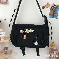 ราคา กระเป๋าสะพาย กระเป๋าผ้าแคนวาส กระเป๋าMessenger กระเป๋าสะพายข้าง วินเทจ แฟชั่น รุ่นJ8700 (19184161272)