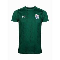 ราคา เสื้อcroenza เสื้อเชียร์คอกลม เสื้อฟุตบอลทีมชาติไทย Thailand National Team สีน้ำเงินแดง2567 เสื้อกีฬาผู้หญิง (22381560993)