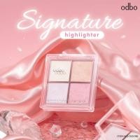 ราคา Odbo Signature 4 Shades Highlighter OD1318 โอดีบีโอ ซิกเนเจอร์ โฟร์ เฉดส์ ไฮไลท์เตอร์ 4 เฉดสีในตลับเดียว (21749159922)