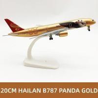 ราคา Hainan Airlines Kung Fu Panda Gold Livery Boeing 787 Dreamliner 20cm High Quality Aircraft Model On Display Stand (21701346270)