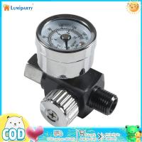 ราคา Air Adjusting Regulator Valve With Pressure Gauge 1 4 Inch NPS Thread Paint Sprayer Air Pressure Regulator Up To 150 PSI (22780450426)