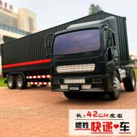 ราคา โมเดลรถตู้คอนเทนเนอร์รถพ่วงยาวแบบเฉื่อยของวางโชว์ของเล่นสำหรับเด็กรถบรรทุกวิศวกรรมขนส่งไปรษณีย์ไซส์ใหญ่ (20206417955)