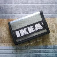 ราคา IKEA กระเป๋าสตางค์3พับ หุ้มพลาสติกใส กันน้ำ มีห่วงใส่โซ่ ช่องใส่เหรียญ กระเป๋าสตางค์เก๋ๆ งานremake จากผ้าอิเกีย (21891617869)