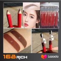 ราคา ส่งฟรี Sweet Heart eye brow สวีทฮาร์ต ดินสอเขียนคิ้ว มี กบเหลา แท่ง สีแดง ยกแพ็ค 12 แท่ง 1 แท่ง ดินสอเขียนคิ้ว สอคิ้ว มีกบเหลา (1079562283)