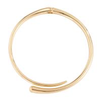 ราคา Beautymall สร้อยคอทอร์คเกอร์แบบกอดเปิดผิวเรียบหรูสำหรับผู้หญิงสร้อยโชคเกอร์โลหะสีทองหรูหราเครื่องประดับงานแต่งงานโซ่คอ (22749289182)