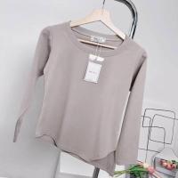 ราคา 039 เสื้อยืดคอกลมแขนยาวชายสามเหลี่ยม ไซร์1 อก 32 38 ยาว22 (22702913008)