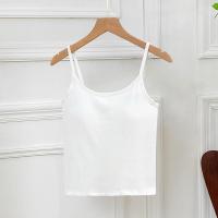 ราคา ผ้าฝ้ายถักทอลายเซ็กซี่ผู้หญิงเสื้อปรับอากาศสีทึบด้านบนสวยงามด้านหลังปักเสื้อด้านใน (22846858454)