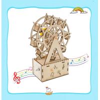 ราคา STEM ชิงช้าสวรรค์ไม้ไฟฟ้า 3D ประดิษฐ์เอง ชุดประกอบชิงช้าสวรรค์ไม้ DIY ชุดของเล่นแบบทำเองเพื่อการศึกษา ชิงช้าสวรรค์หมุนได้ มีเสียงดนตรี (19296227440)