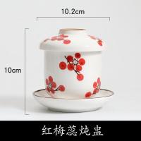 ราคา แก้วไข่เซรามิกสไตล์ญี่ปุ่นพร้อมฝาปิดสําหรับใช้ในบ้าน แก้วชา ชามขนมหวาน แก้วซุป ดีไซน์เก่าแก่ที่วาดภาพด้วยมือ (15869086302)