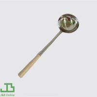 ราคา กระบวยสแตนเลส กระบวยตักซุป กระบวยตักอาหาร ขนาด 4 6 นิ้ว ด้ามไม้ ปิดร่อง มีหลายขนาดให้เลือก (12212062747)