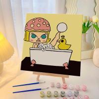 ราคา Duocoo Ready 20 20 ซม Bubble Mart ภาพวาดสีน้ำมันดิจิตอล ภาพวาดสีน้ำมันดิจิตอล DIY วาดด้วยมือตามตัวเลข พักสมาธิ (22640321311)